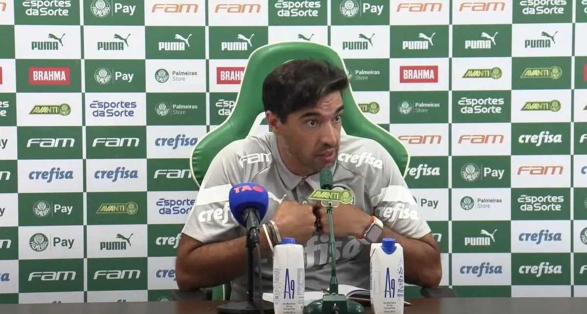 Abel Ferreira não gostou de questionamento da jornalista e respondeu grosseiramente