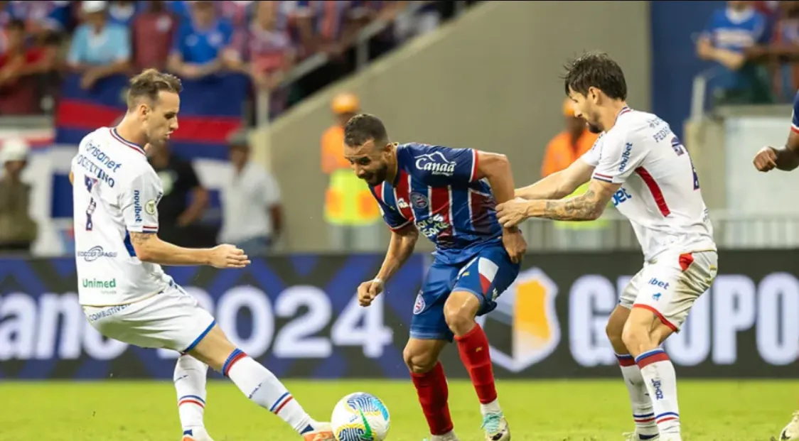 Bahia venceu o Fortaleza por 1 a 0 na Arena Fonte Nova