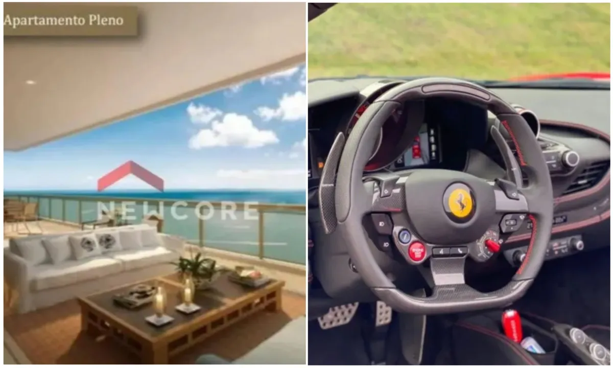 Ferrari e apartamento na Mansão WIldberger