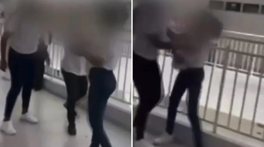 lém das agressões físicas, xingamentos foram proferidos pela estudante