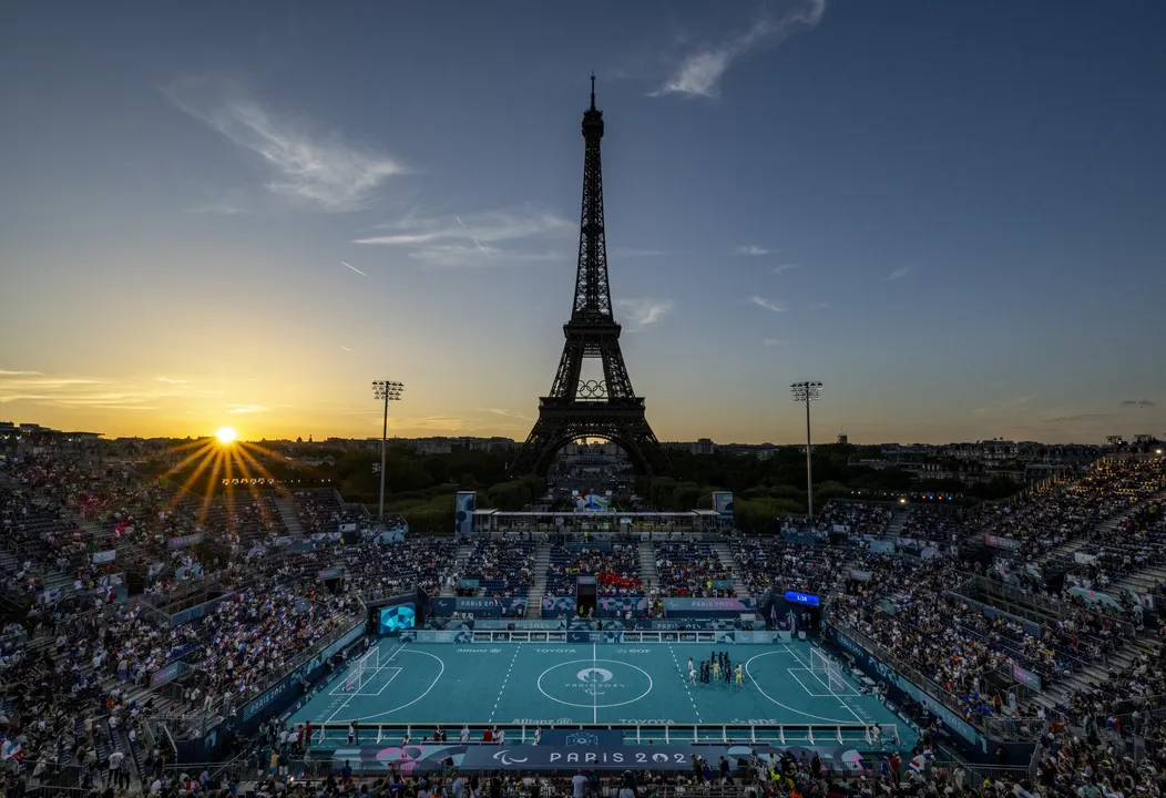 Quadra Torre Eiffel dos Jogos Paralímpicos