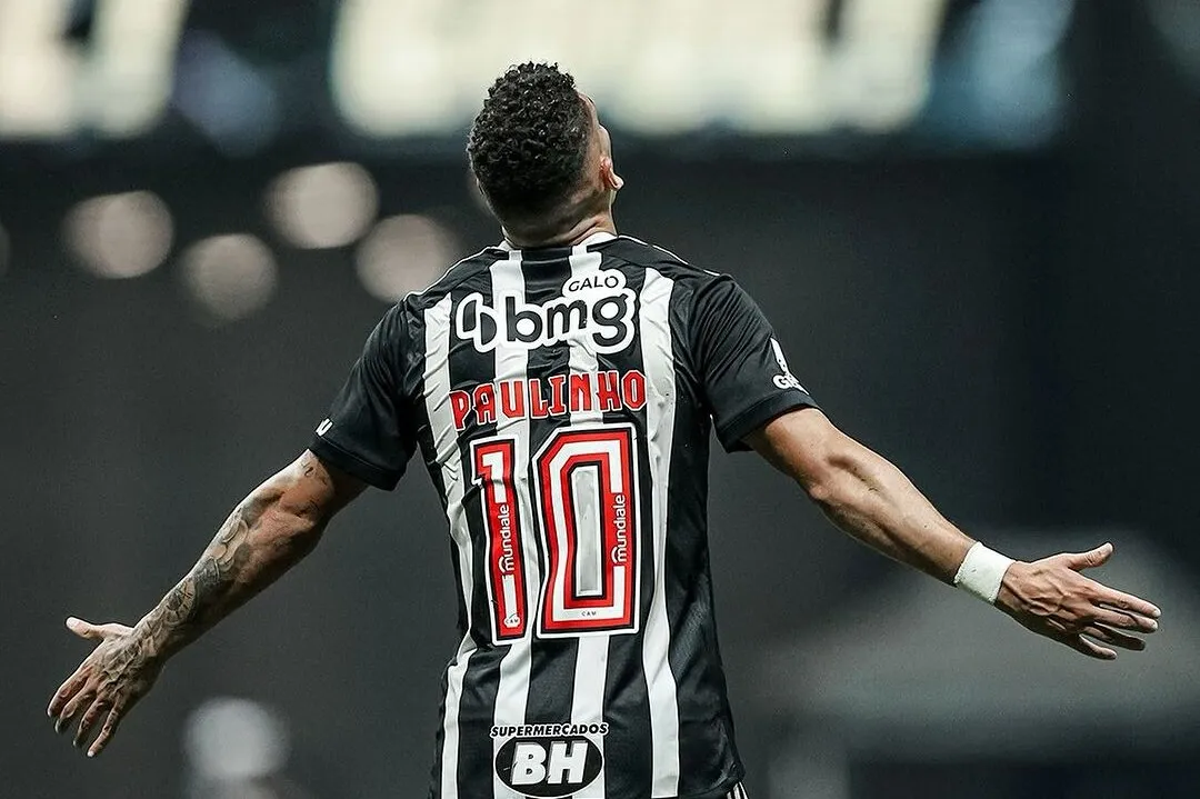 Paulinho foi o autor do gol da vitória do Atlético-MG sobre o Vasco