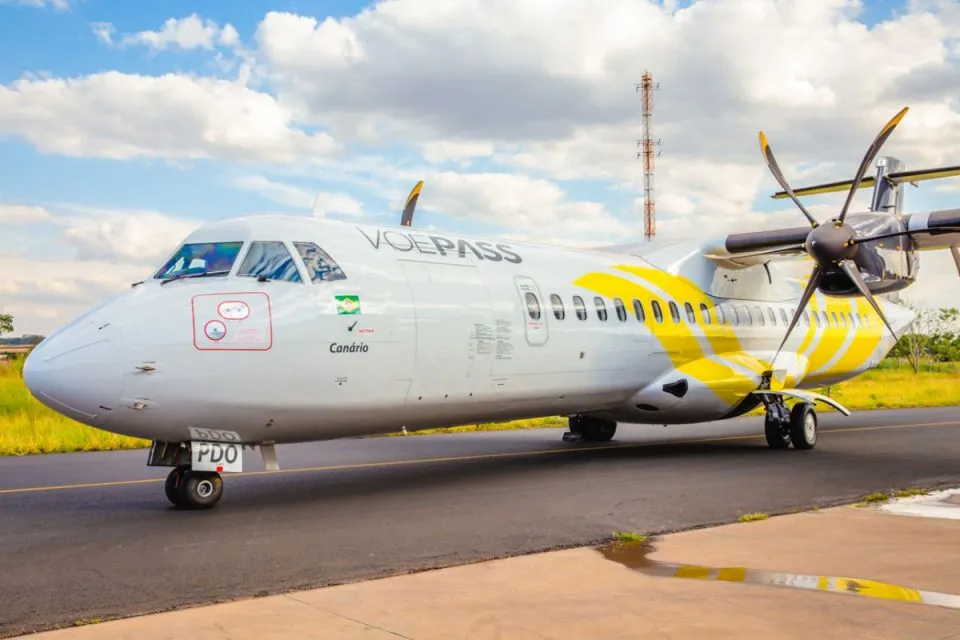 Aeronave comercial é um turbohélice