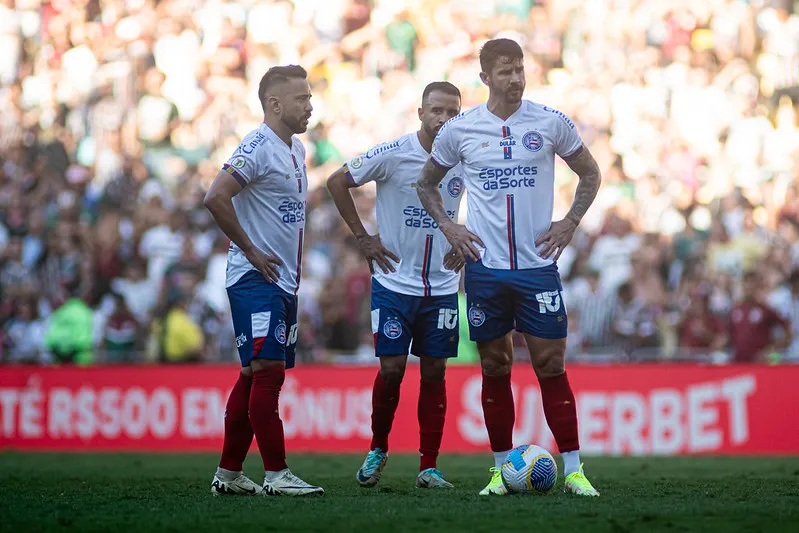 No último jogo, o Bahia perdeu para o Fluminense no Maracanã