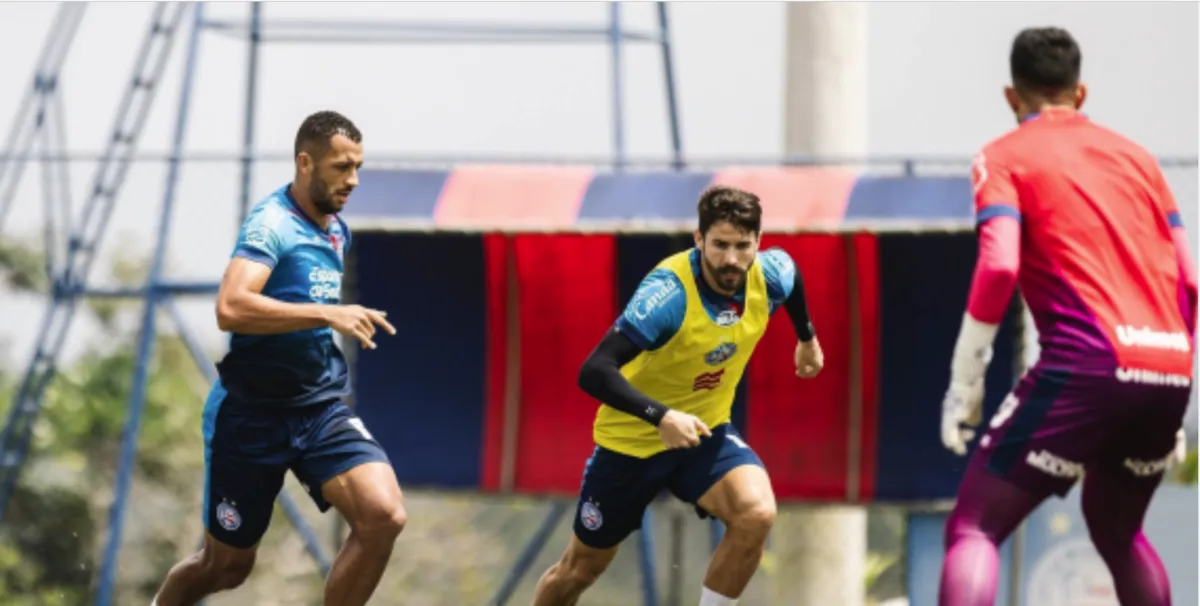 Bahia segue em preparação para duelo contra o Botafogo neste domingo, 25