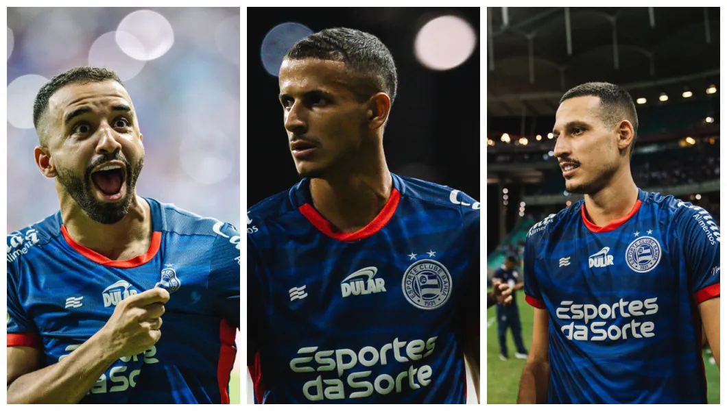 Caio Alexandre, Luciano Juba e Gabriel Xavier estão entre os cinco jogadores com mais passes certos na Série A