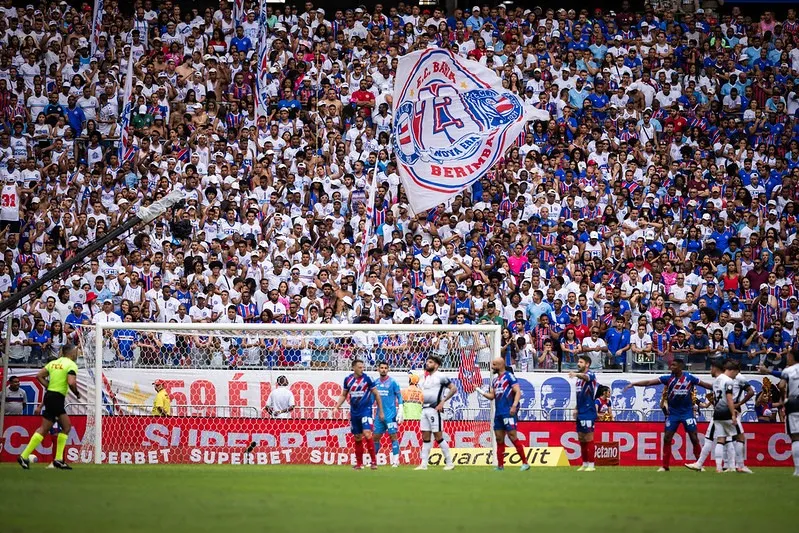 Torcida do Bahia tem média superior a 37 mil torcedores no Brasileirão