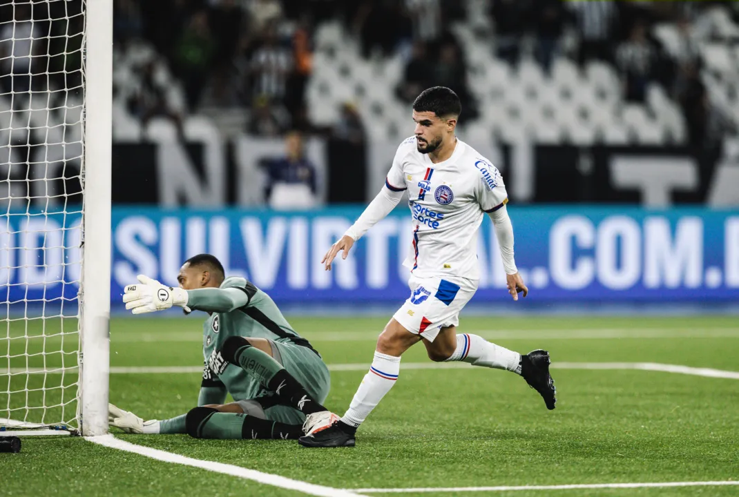 Cauly marcou o gol que garantiu um ponto para o Bahia