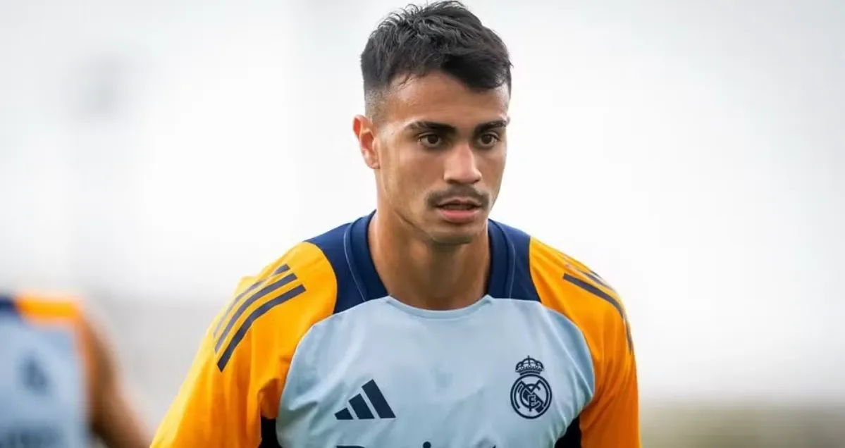 Reinier, em treino no Real Madrid