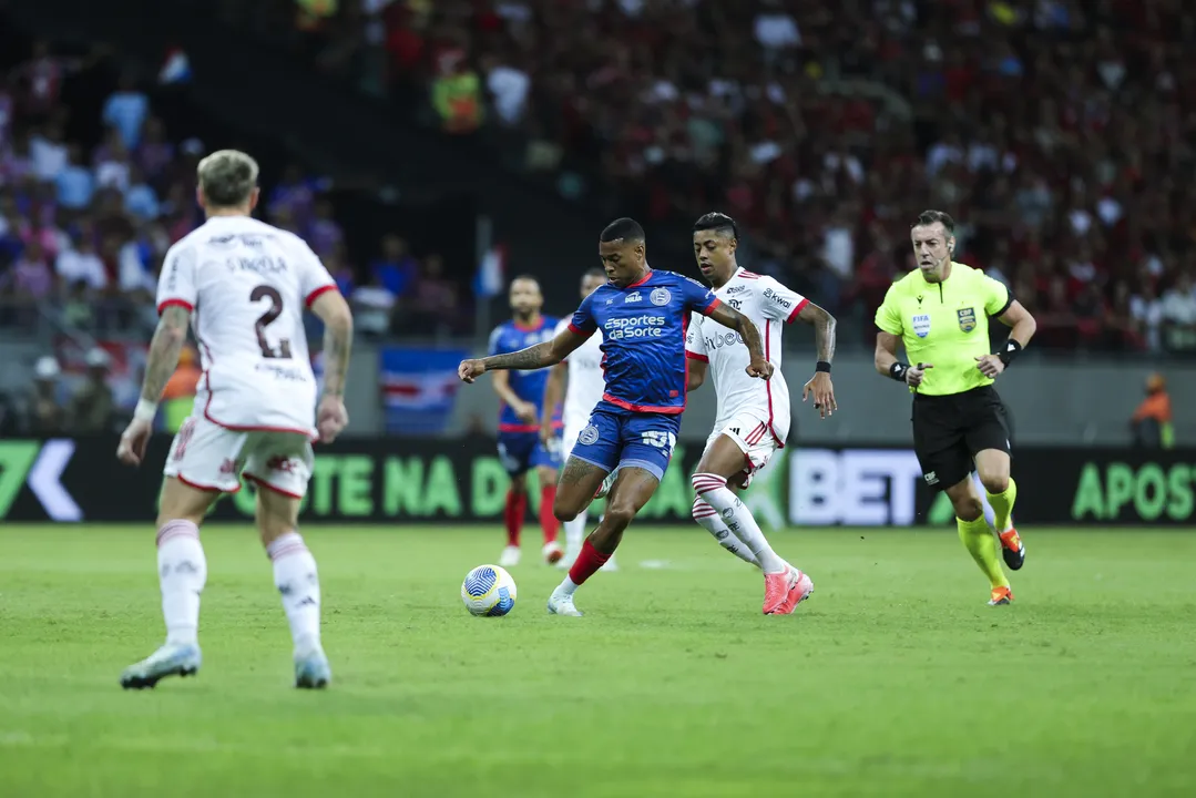 Bahia e Flamengo se enfrentam neste sábado