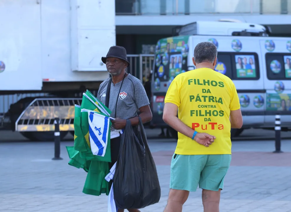 O local é conhecido por ser palco de protestos dos bolsonaristas