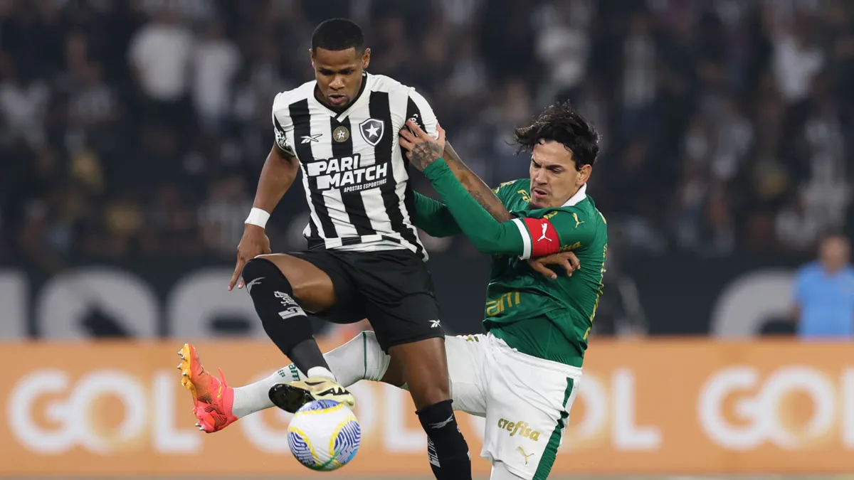 Duelo entre Botafogo e Palmeiras pelo Brasileirão