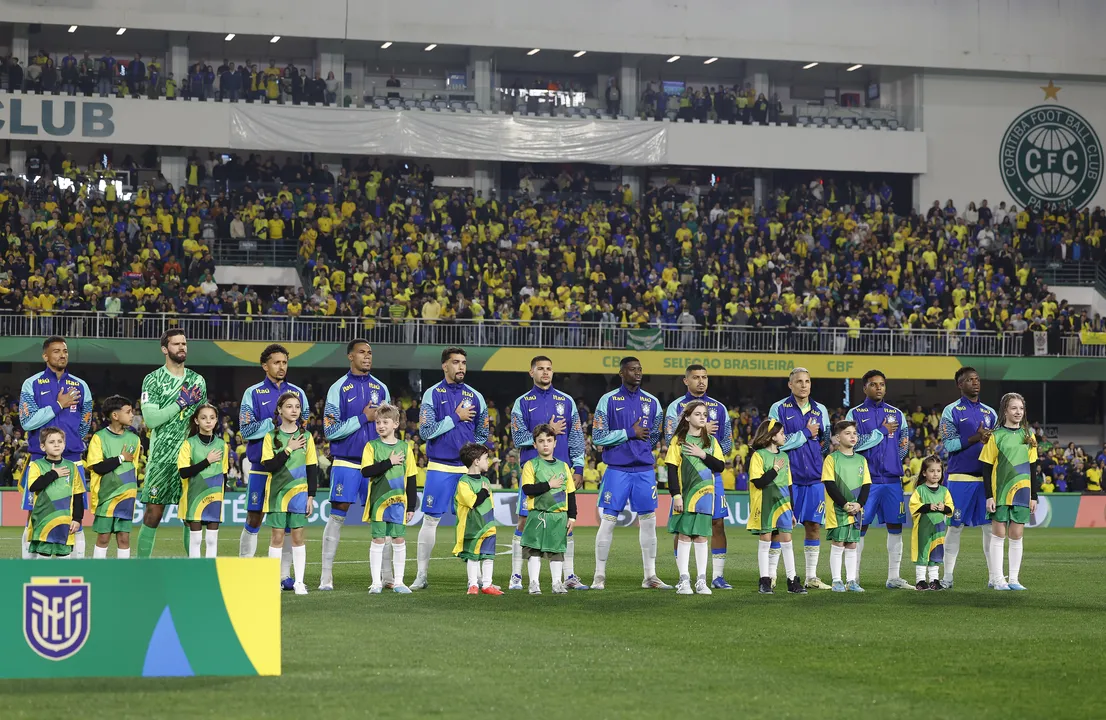 Titulares do Brasil contra o Equador