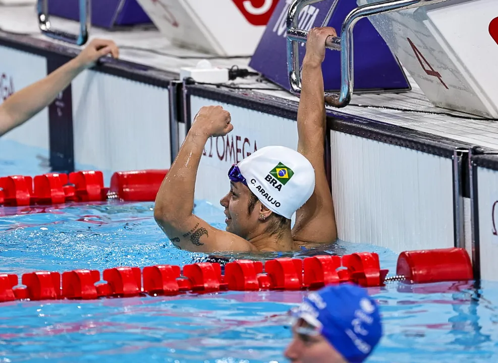 Cecília foi medalhista de prata