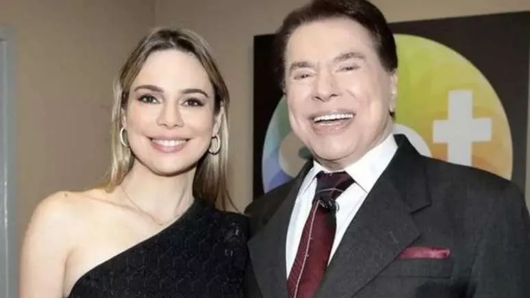 Rachel Sheherazade e Silvio Santos