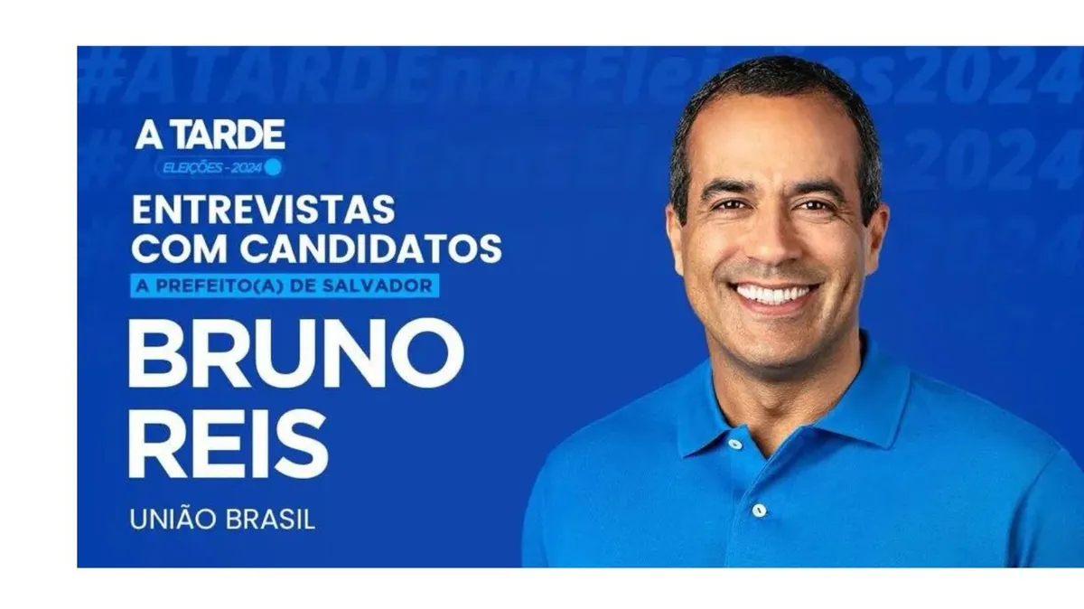 Candidato à reeleição pelo União Brasil, Bruno Reis será o primeiro entrevistado do A TARDE Eleições