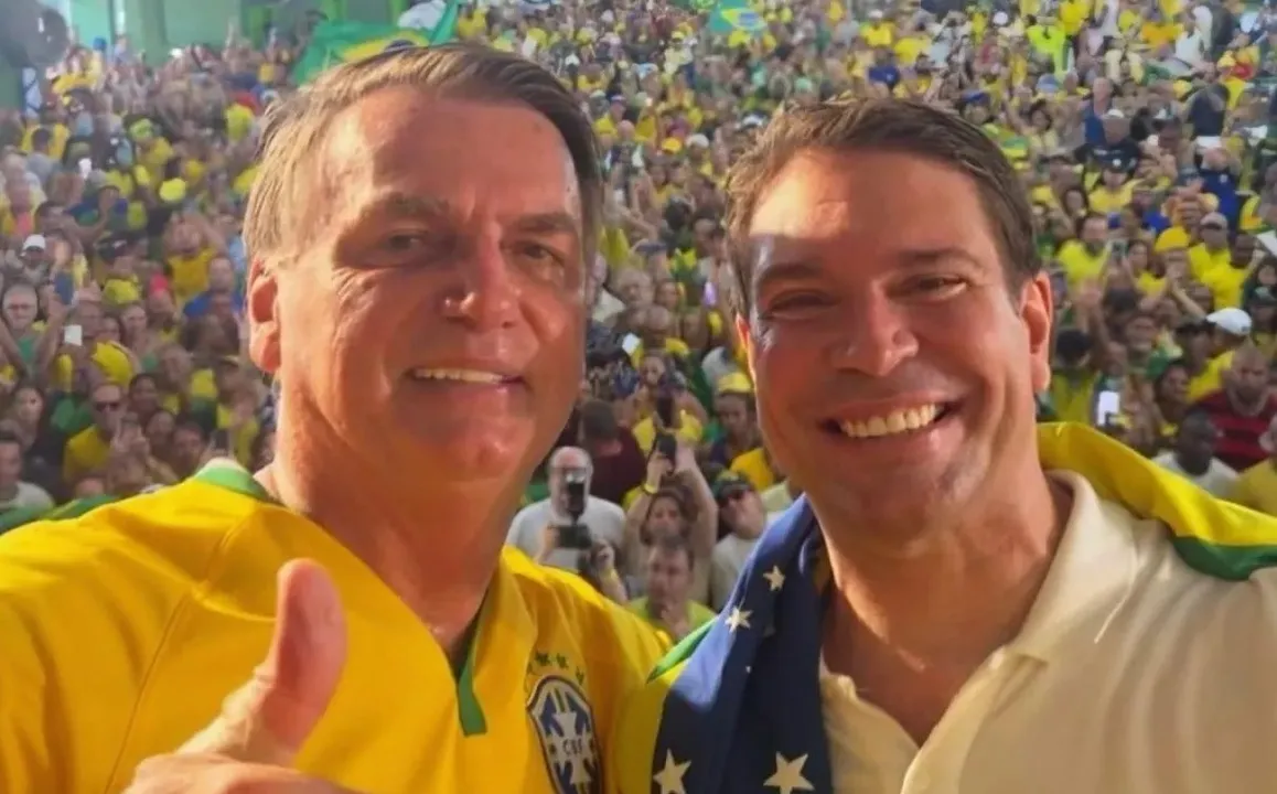 Bolsonaro e Ramagem juntos