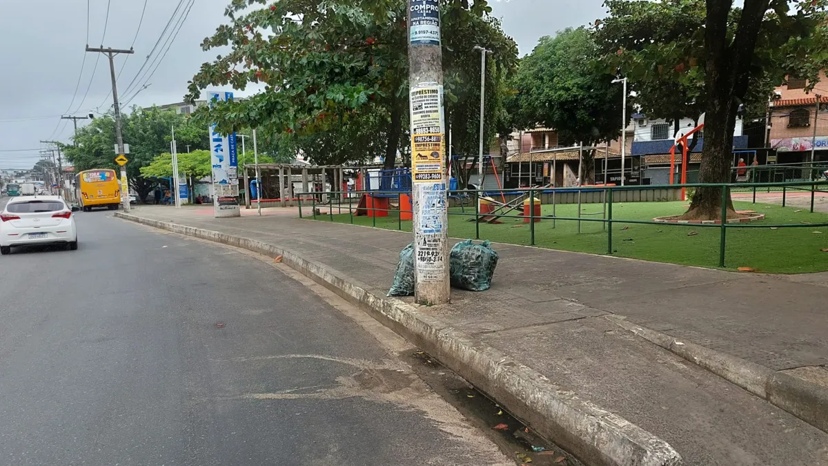 Praça da Rua E, na Segunda Etapa de Castelo Branco