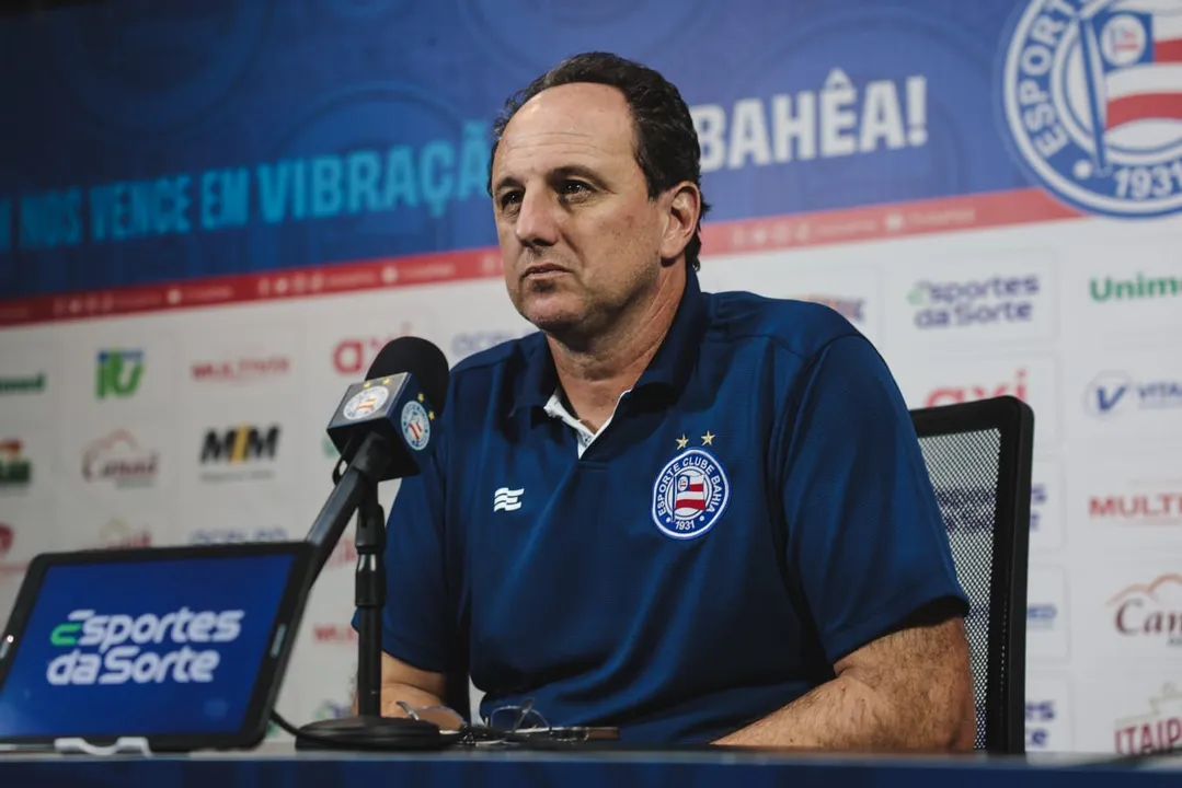 Rogério Ceni durante entrevista coletiva