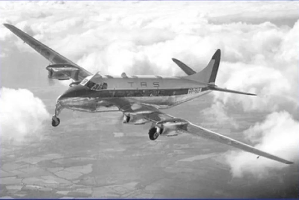 Avião da extinta TAS