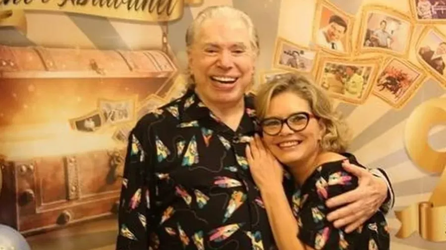 Cintia Abravanel e Silvio Santos