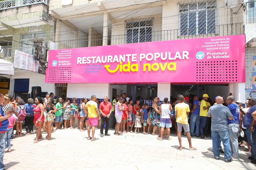 10ª Restaurante Popular Vida Nova, em Pernambués, foi entregue nesta sexta