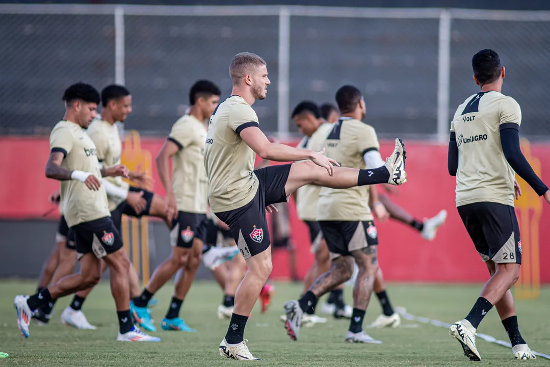 Vitória se prepara focado no duelo contra o Internacional