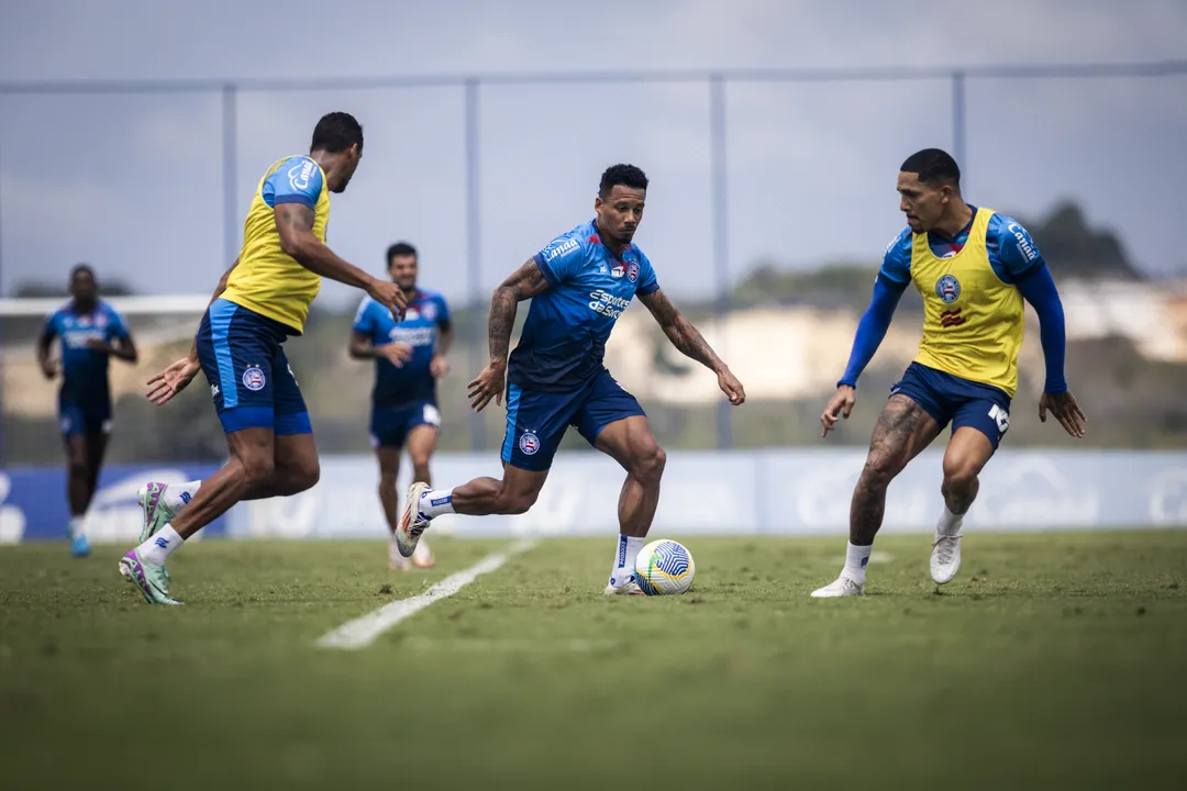 Bahia segue preparação para enfrentar o Flamengo, pelo jogo de volta das quartas de final da Copa do Brasil