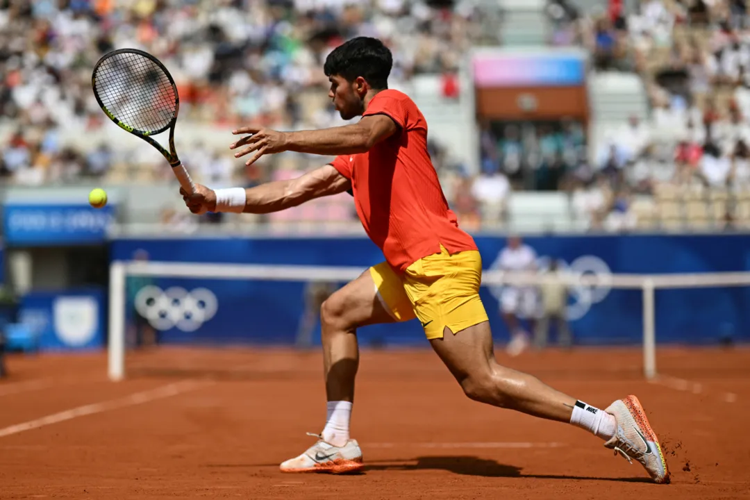 Alcaraz durante quartas de final