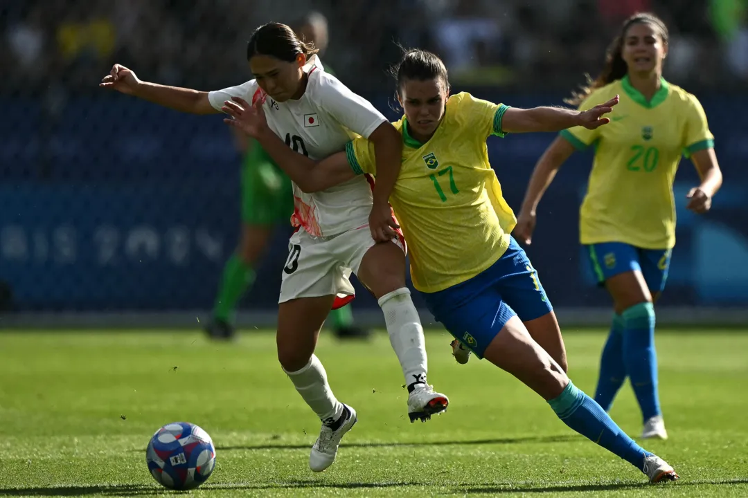 Seleção feminina perdeu para o Japão