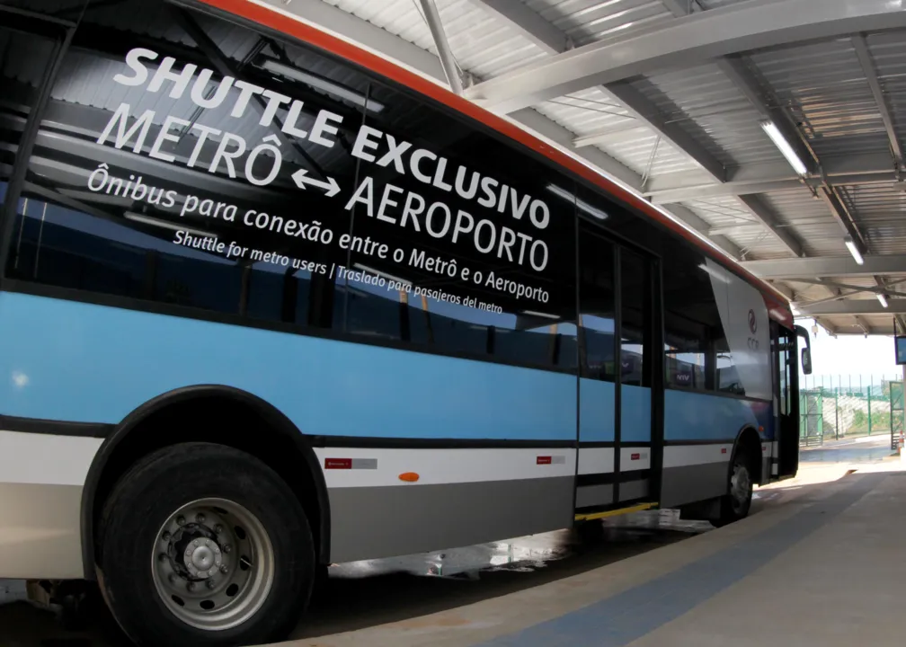 Shuttle deve fazer ligação entre a Estação Aeroporto e os bairros de Lauro de Freitas