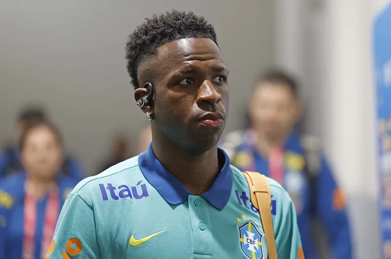 Vinicius Júnior (Vini Jr) atacante do Real Madrid e seleção