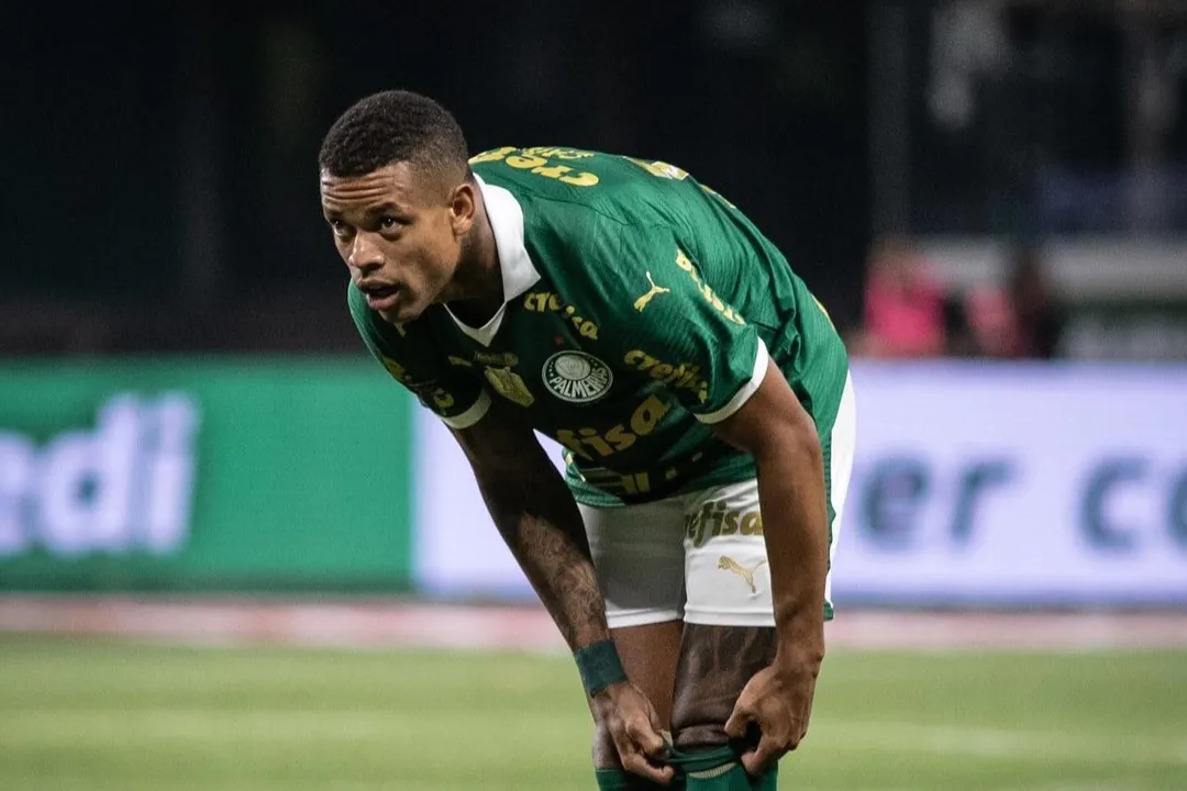 Caio Paulista em ação pelo Palmeiras