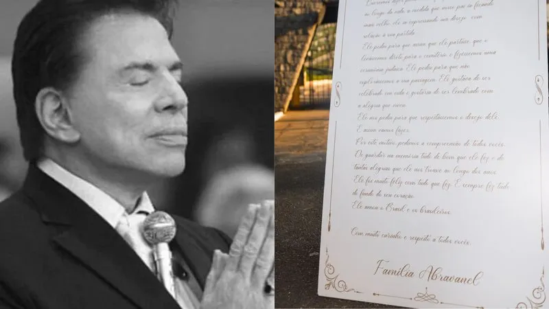 O corpo do apresentador e empresário Silvio Santos foi sepultado na manhã deste domingo, 18