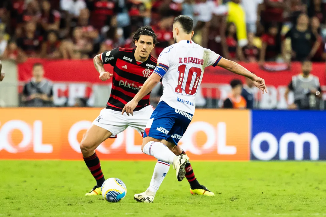 Confronto entre Bahia e Flamengo no 1º turno