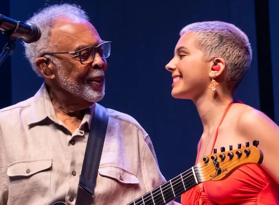 Gilberto Gil e a neta, Flor