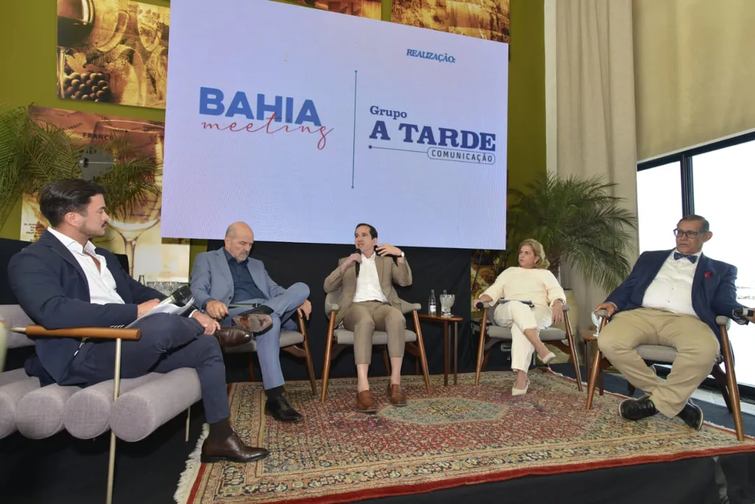 Palestrantes durante apresentação do Bahia Meeting Saúde