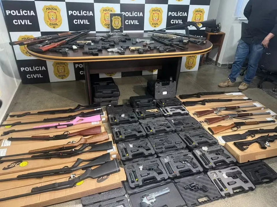 Armas apreendidas tinha como destino a facção criminosa Bonde do Maluco