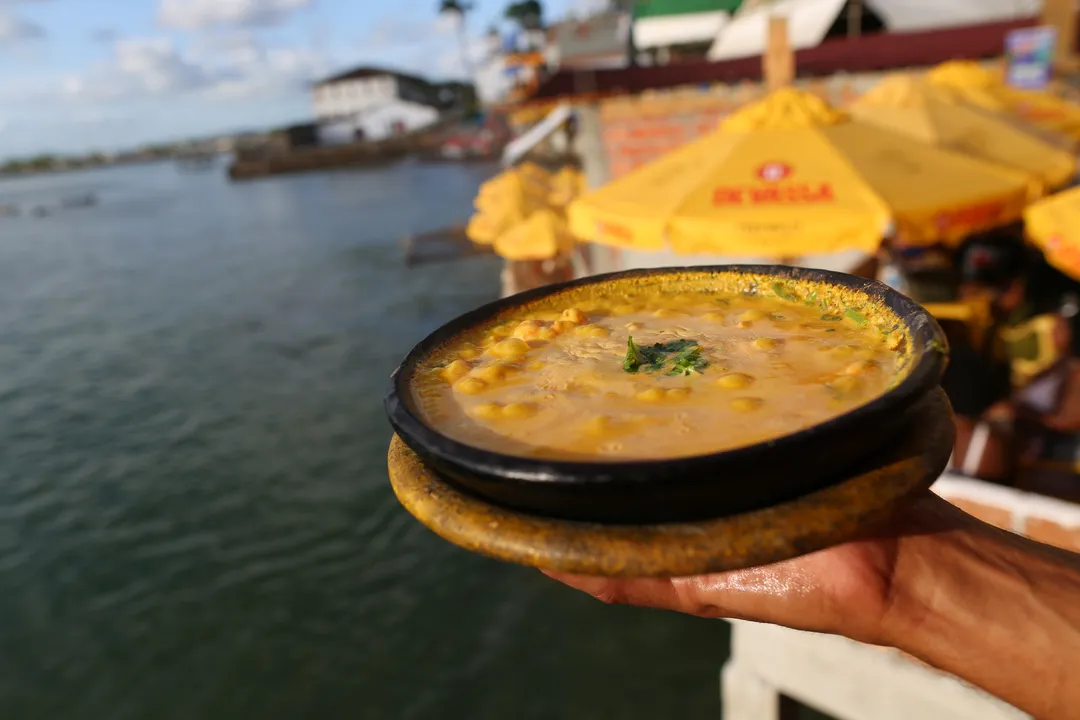 Moqueca de camarão do Bar do Zequinha