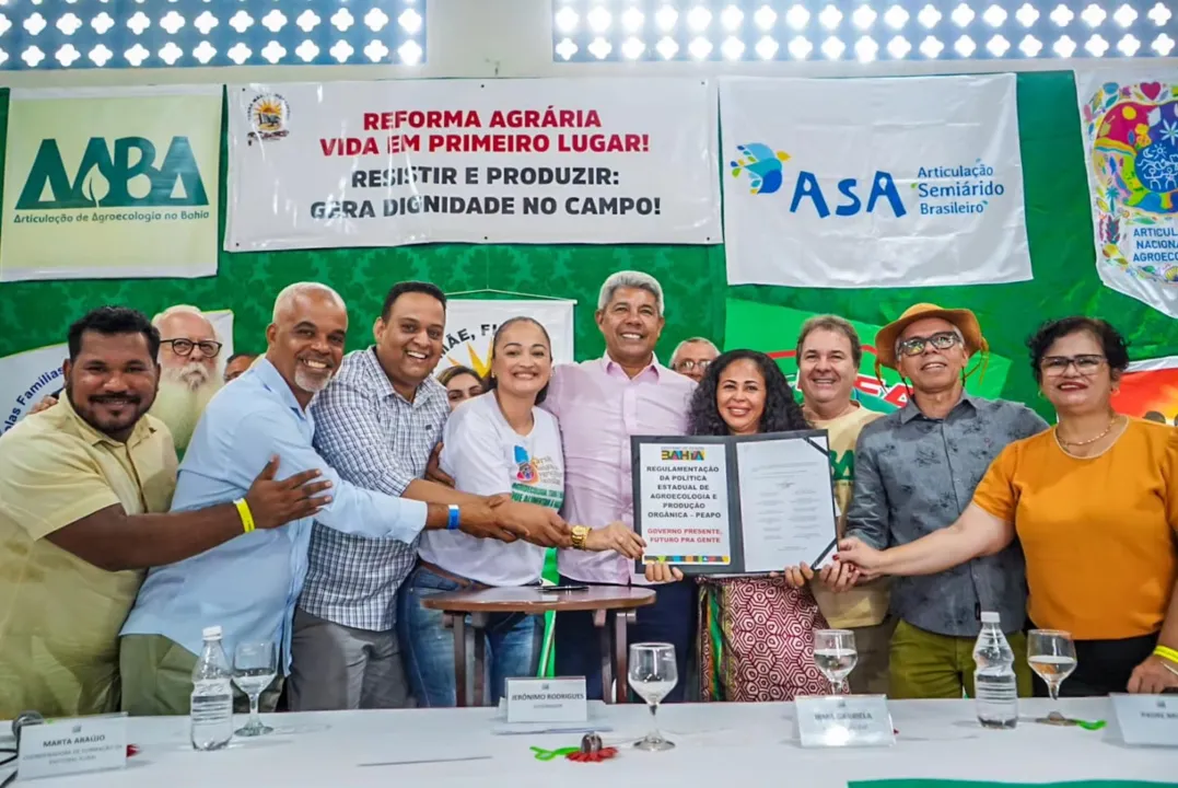 Decreto que cria a Política Estadual de Agroecologia foi assinado domingo, 25, em Cícero Dantas