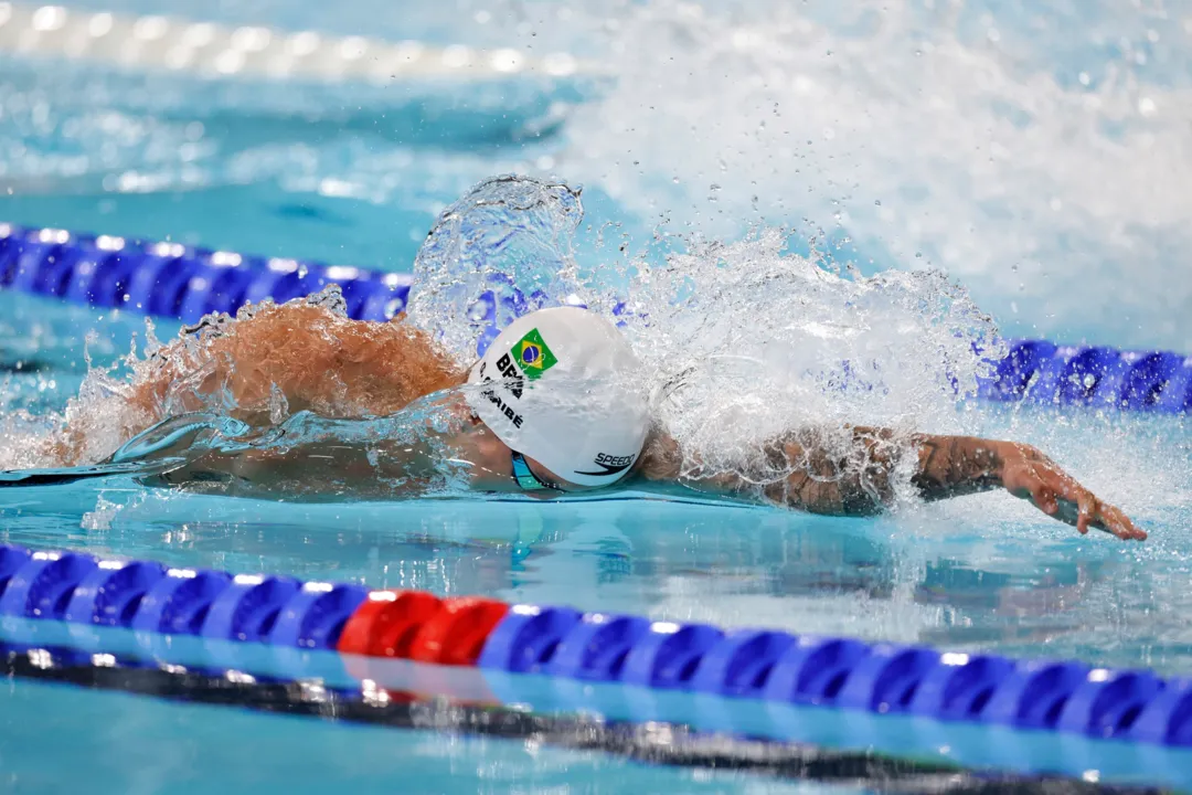 Guilherme Caribé se classificou para a semifinal dos 100m livres