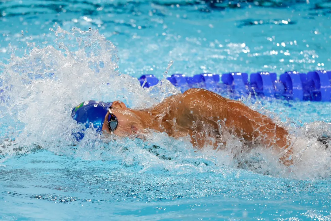 Guilherme Costa em prova dos 800m