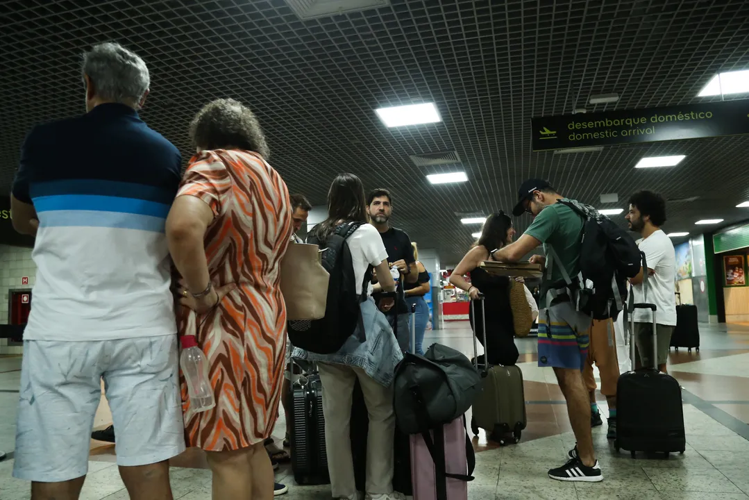 Chegada se passageiros no Aeroporto de Salvador