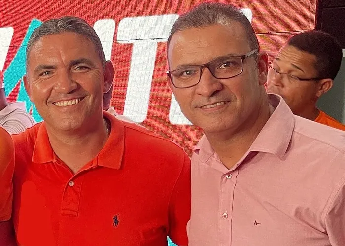 Juca Muniz (Avante) candidato a prefeito em Ibirataia e o seu irmão, Jan Gonçalves Muniz Ferreira