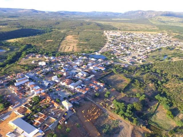 Vista aérea do município de Mirante-BA