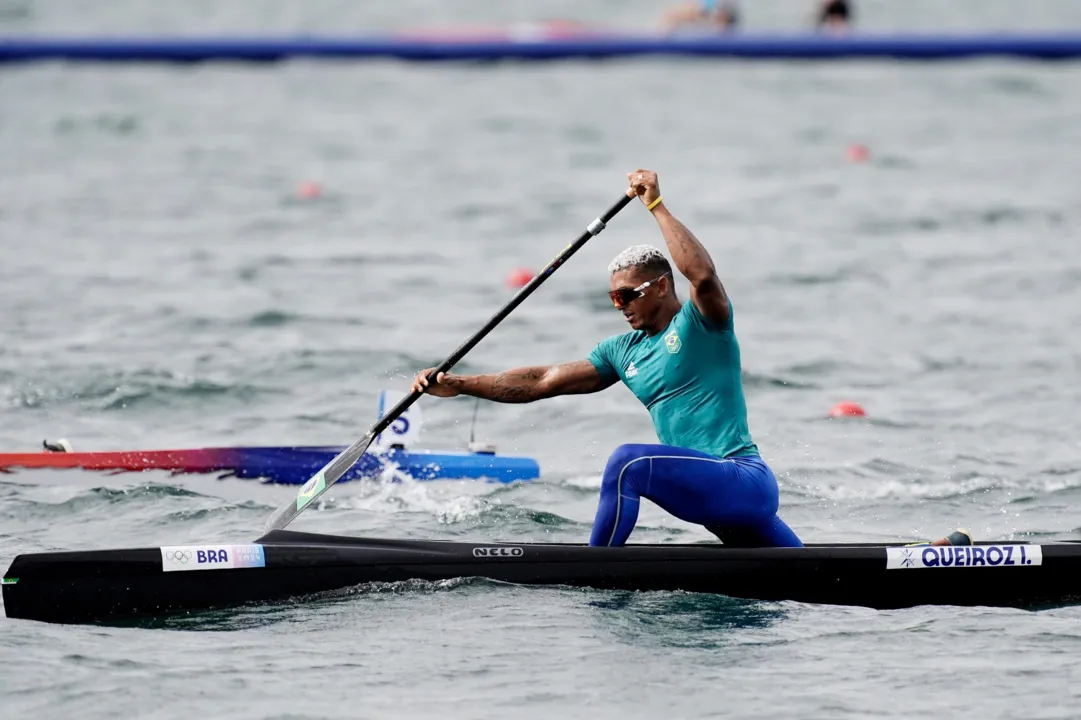 Isaquias Queiroz durante semifinal