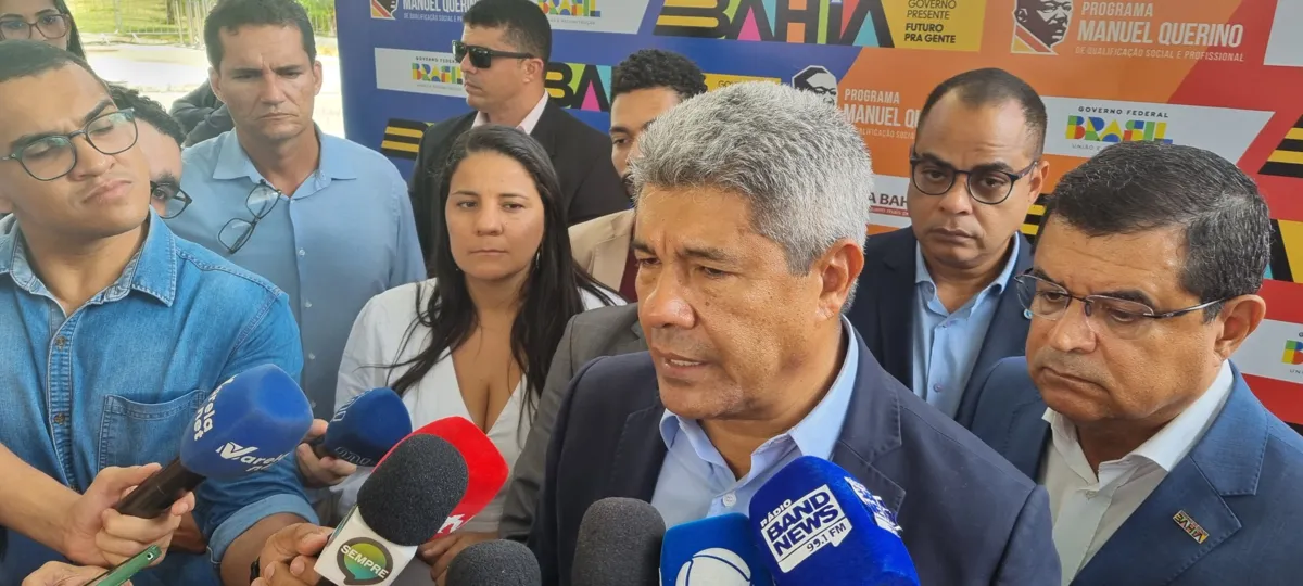 Jerônimo esteve em Salvador para lançamento de programa de qualificação