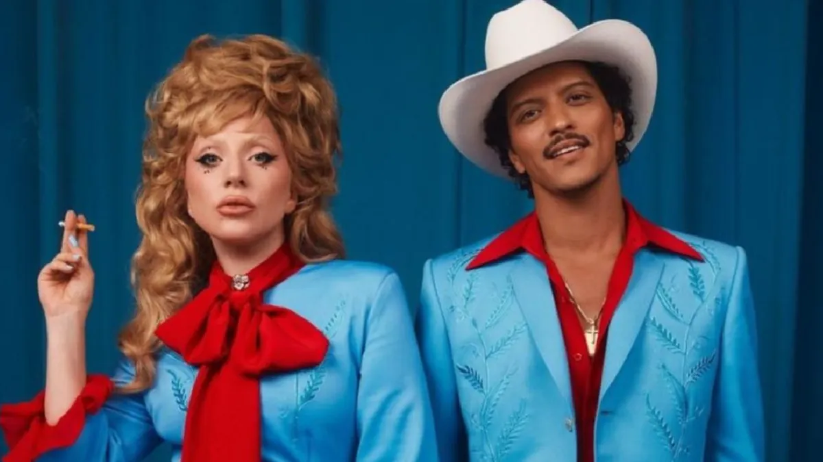 Lady Gaga e Bruno Mars lançaram dueto e clipe tem chamado a atenção