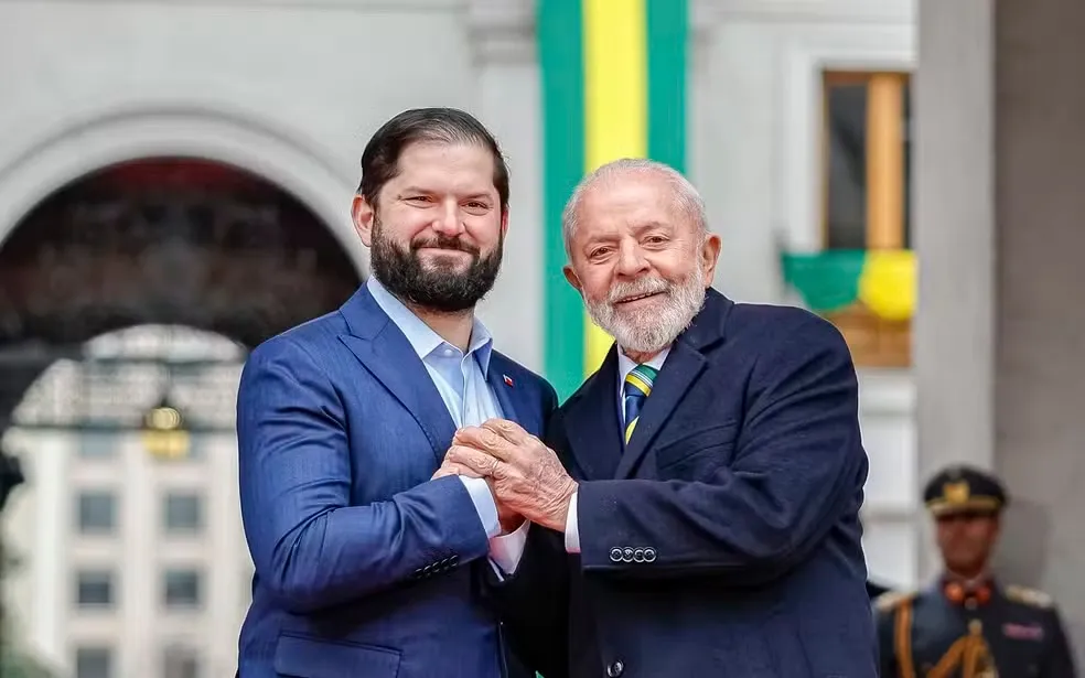 Lula se encontra com presidente do Chile