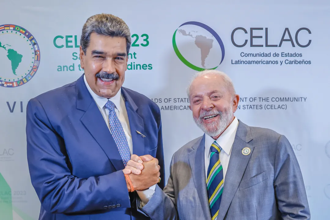 Presidente da República, Luiz Inácio Lula da Silva e presidente da Venezuela, Nicolás Maduro